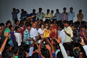 Kumari 21F Success Tour in Guntur Theatres